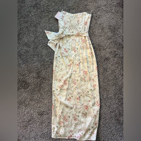 V.Chapman dress in the style June dress in Carmel valley rose size 8. - Picture 2 of 8